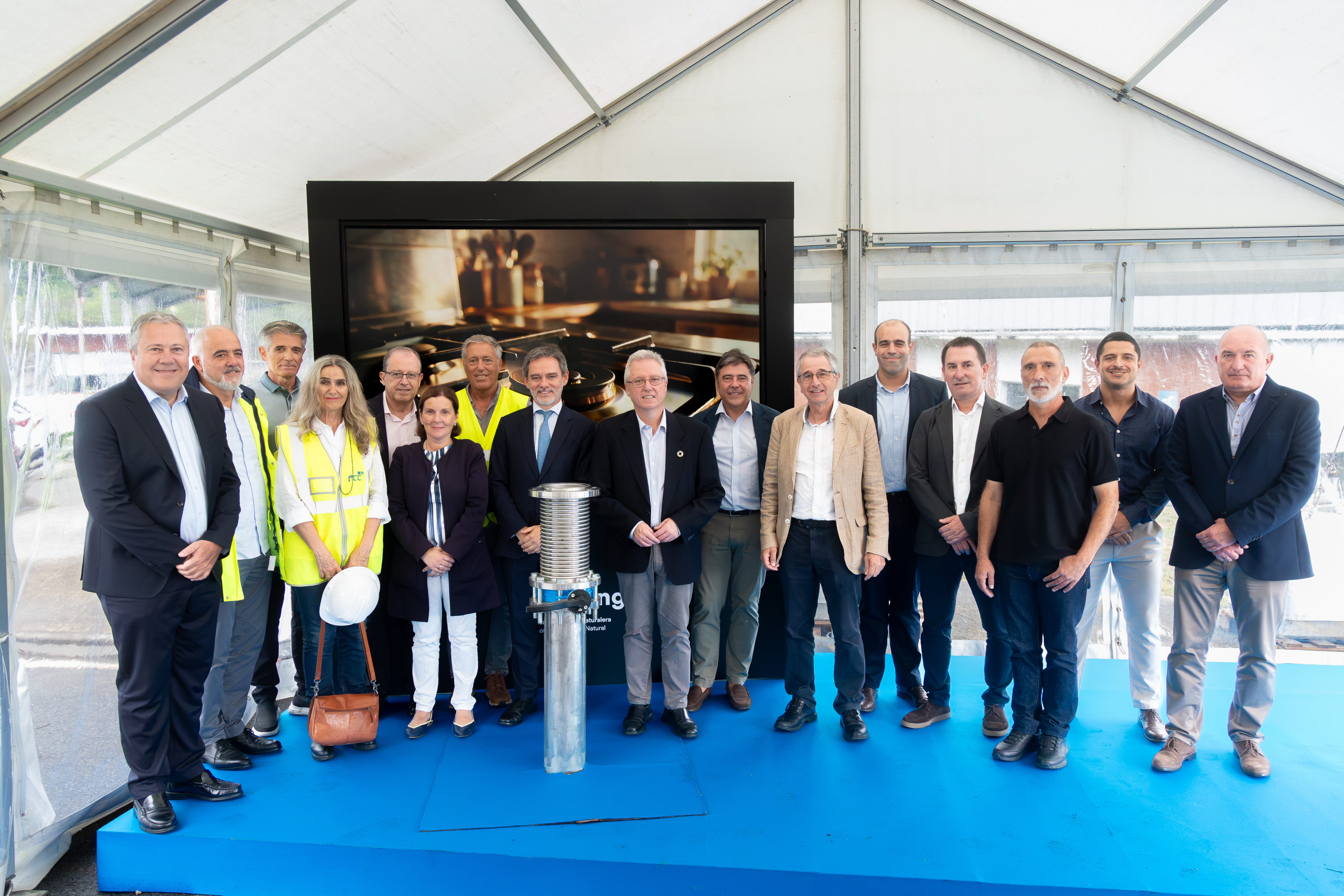 Inauguración de las instalaciones de 'upgrading' en Zubieta