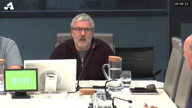 El alcalde de Astigarraga, Xabier Urdangarín, en su comparecencia en JJGG