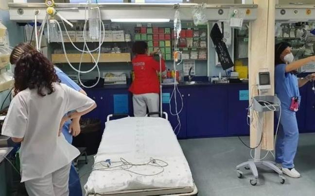 Interior de un servicio de urgencias hospitalario