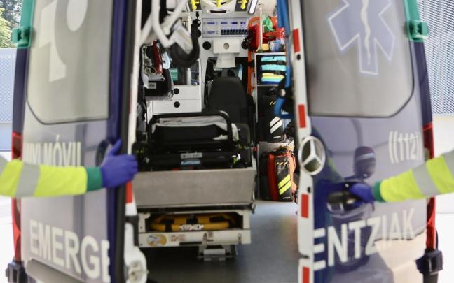 Una UVI móvil de Osakidetza. Pilar Barco