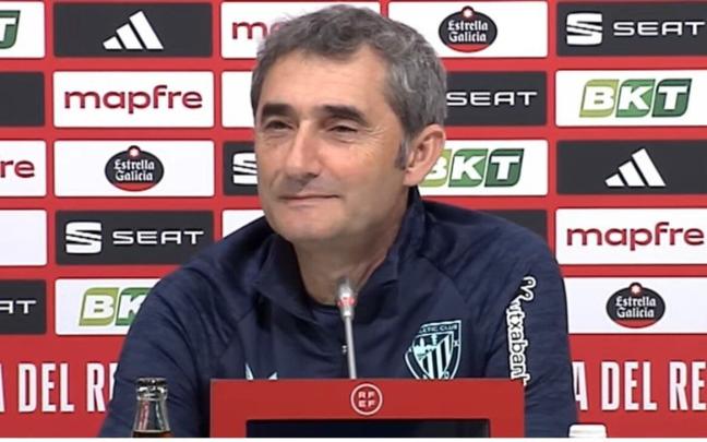 Comparecencia de Ernesto Valverde en rueda de prensa esta tarde en Lezama