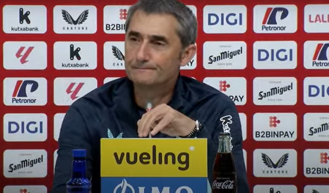 Ernesto Valverde esta tarde en rueda de prensa
