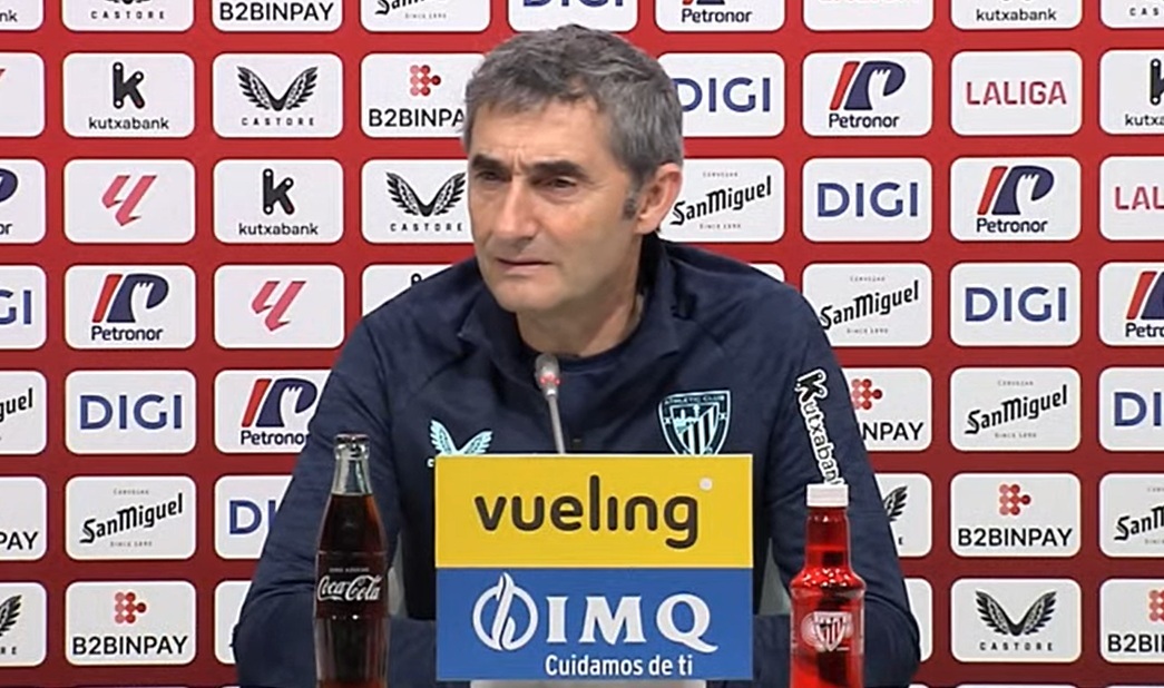 Ernesto Valverde ha atendido esta tarde a los medios en Lezama antes de viajar a Sevilla