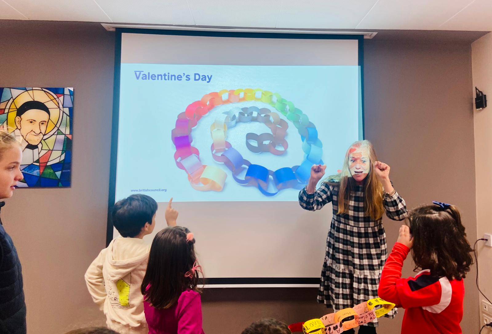 Taller de British Council dedicado a San Valentín