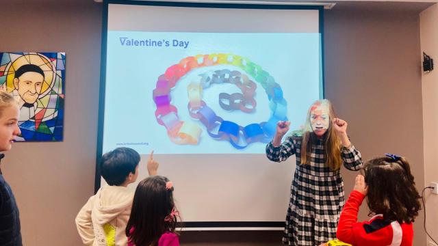 Taller de British Council dedicado a San Valentín