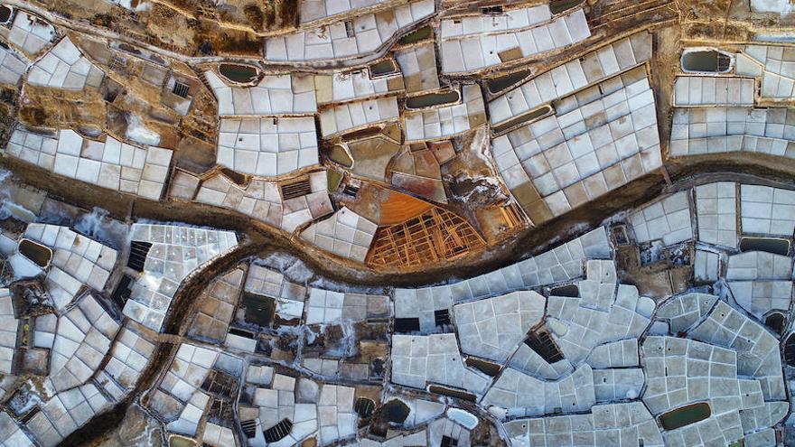 Espectacular vista del Valle Salado de Añana