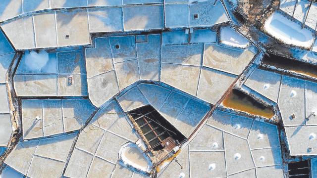 Imagen del Valle Salado de Añana. / Deia