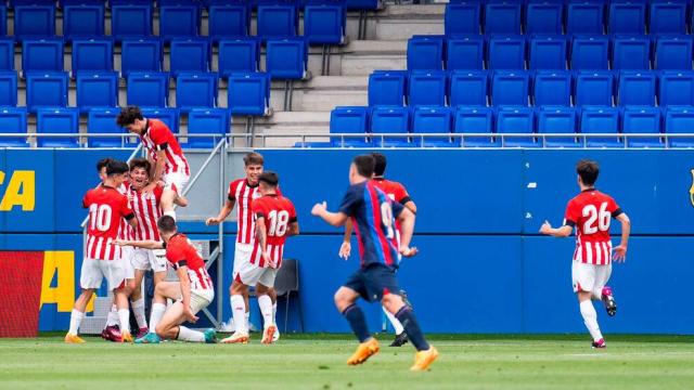 Gaizka Albóniga-Menor celebra su gol en Copa / AthleticClub