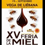 Cartel de la XV Feria de la Miel de Vega de Liébana.