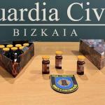 Productos intervenidos por la Guardia Civil en el aeropuerto de Bilbao / Guardia Civil