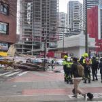 Cae un andamio en Bilbao por el viento | Deia, Alberto García