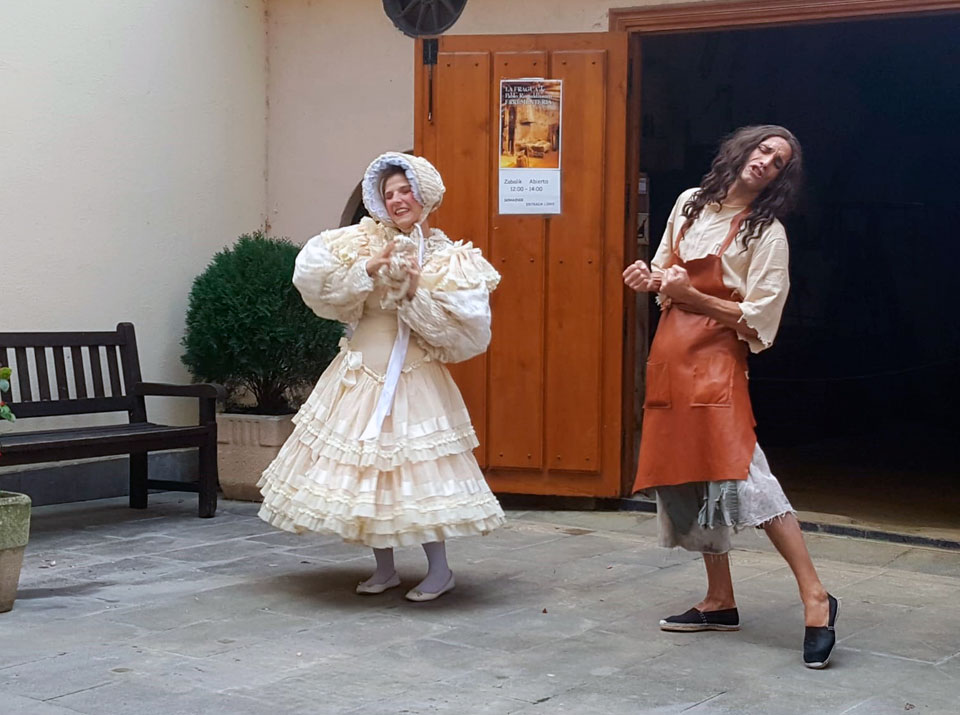 Imagen de las visitas teatralizadas.