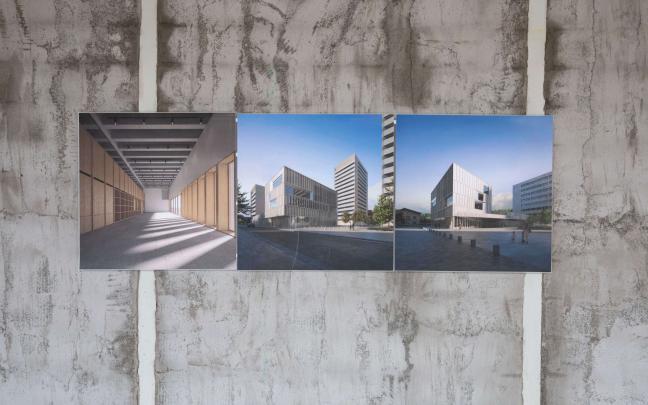 Las obras para la construcción del civivox del Segundo Ensanche cumplen un año. Foto: Ayuntamiento de Pamplona