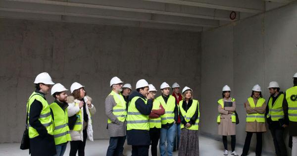 Las obras para la construcción del civivox del Segundo Ensanche cumplen un año. Foto: Ayuntamiento de Pamplona