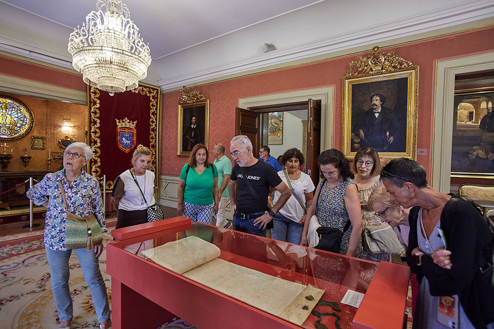 Una visita guiada anterior al ayuntamiento de Pamplona. Foto: Ayuntamiento de Pamplona