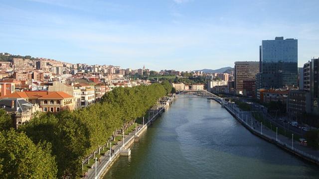 Vista general ría de Bilbao