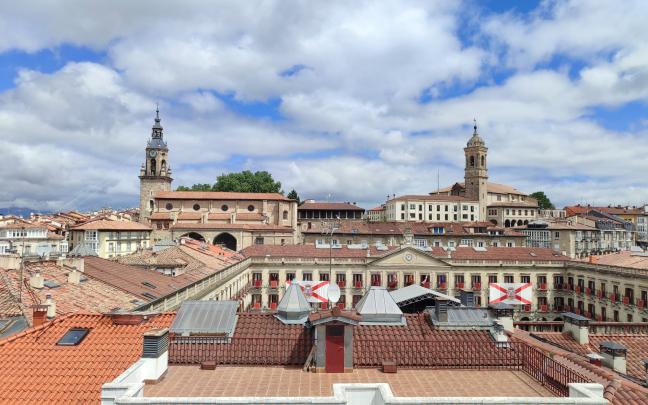 La Plaza de la Virgen Blanca de Gasteiz será el epicentro de la fiesta. ONDA VASCA La Plaza de la Virgen Blanca de Gasteiz será el epicentro de la fiesta. ONDA VASCA