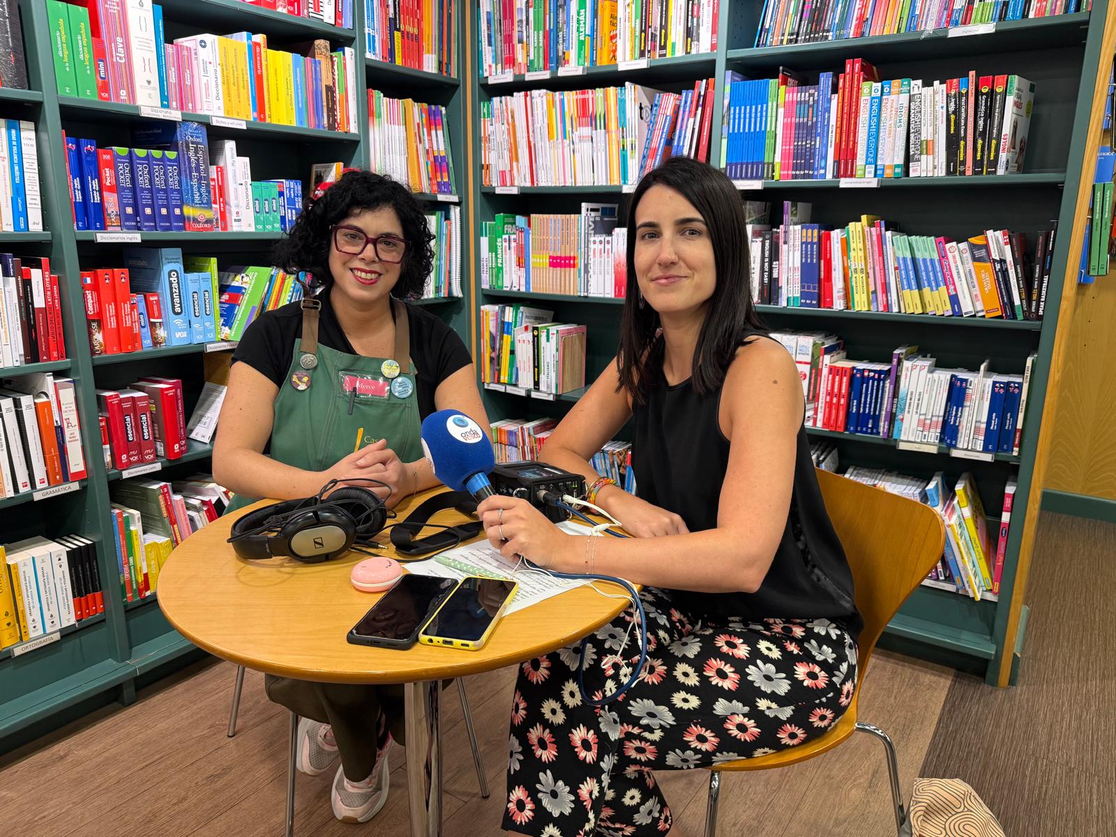 Mercerce Lobelle, dependienta de Casa del Libro Bilbao