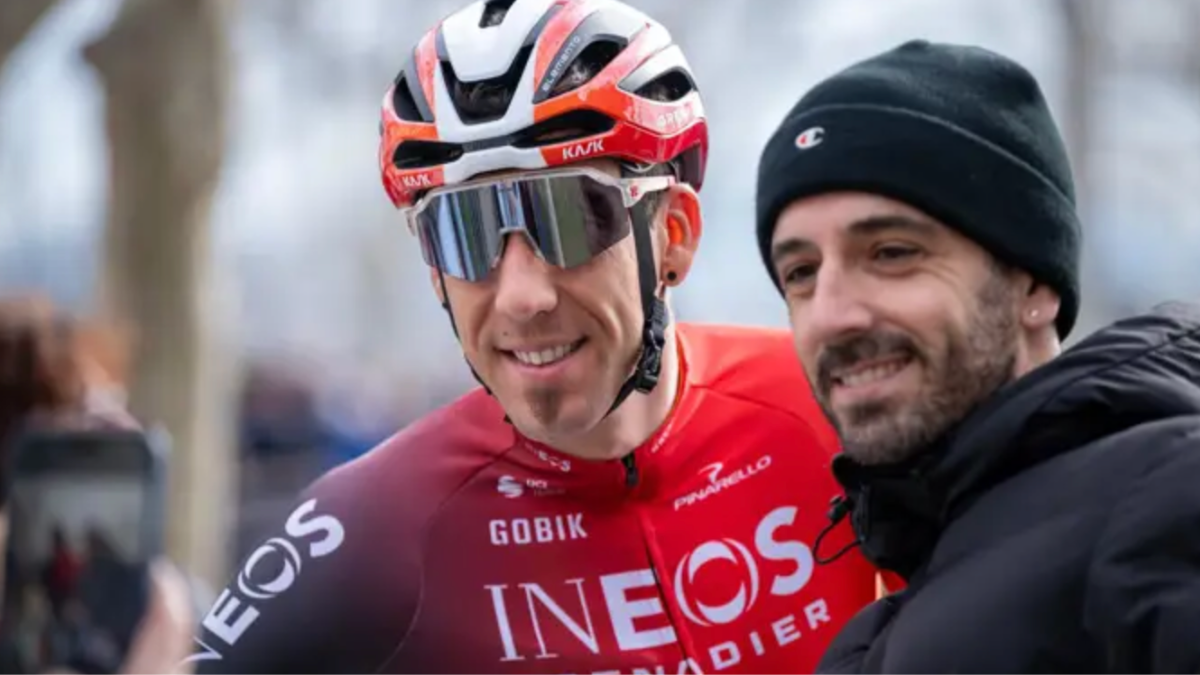 Omar Fraile antes de comenzar una carrera. Foto: Florian Frison / DPPI / AFP7 / Europa Press
