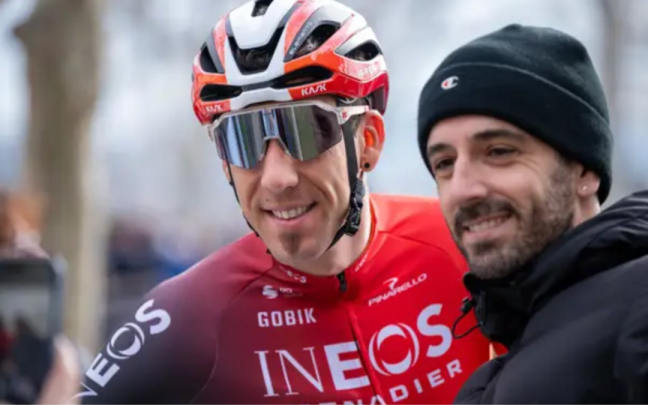 Omar Fraile antes de comenzar una carrera. Foto: Florian Frison / DPPI / AFP7 / Europa Press