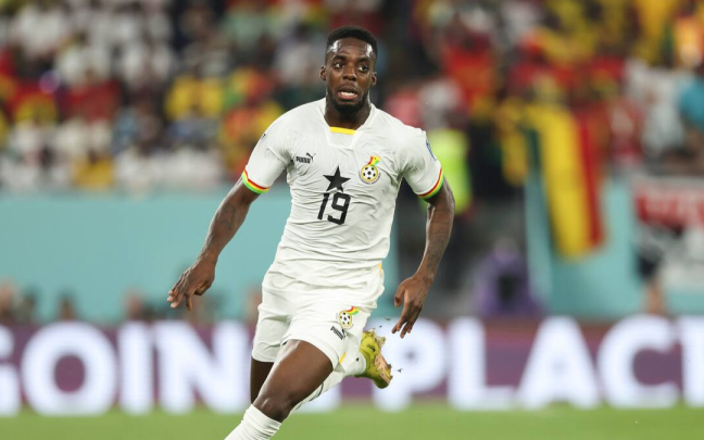 Iñaki Williams en un encuentro con Ghana. Foto: Matthew Ashton - AMA