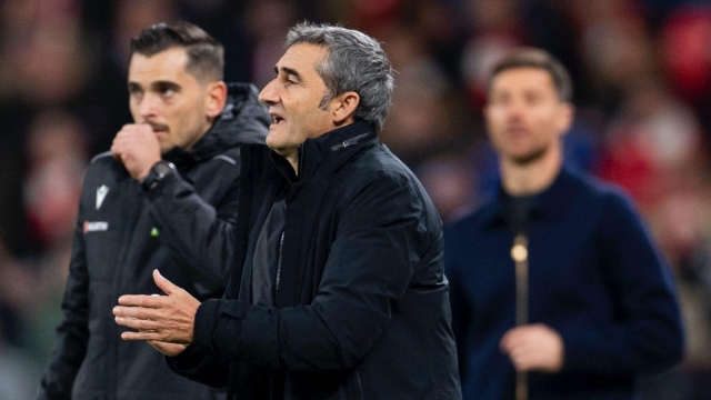 Ernesto Valverde durante el encuentro del Athletic contra el Real Madrid. Foto: Athletic Club