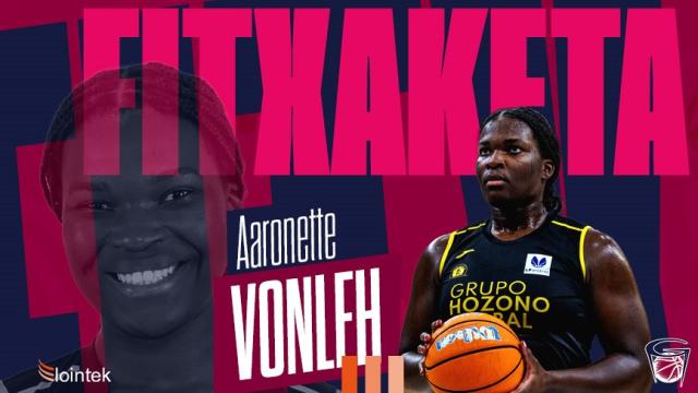Lointek Gernika Bizkaia incorpora a la pivot estadounidense Aaronette Vonleh