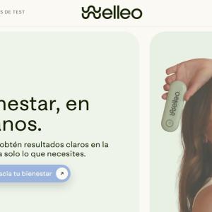 Imagen de la página web de Welleo. WELLEO