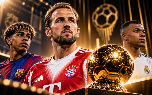 Harry Kane en el favorito al Balón de Oro por delante de Yamal y Mbappé