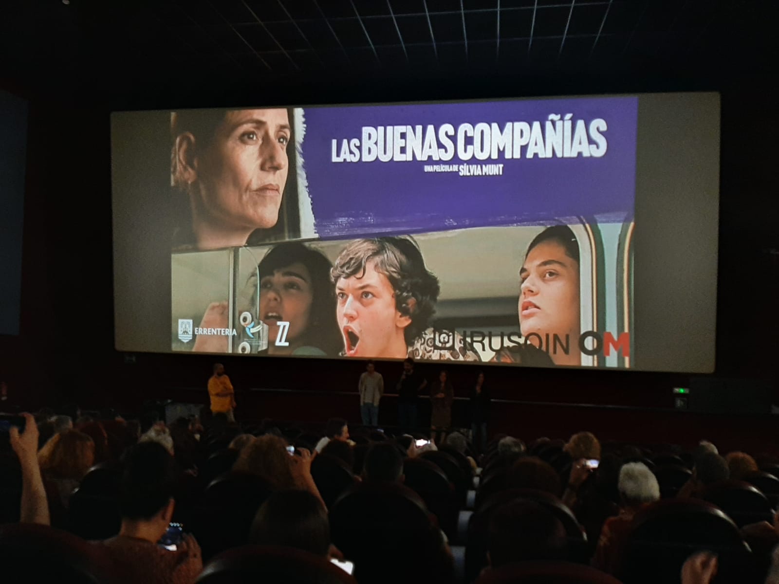 El preestreno de 'Las Buenas Comapañías' tuvo lugar ayer en Errenteria