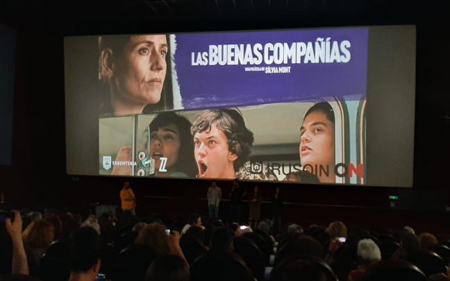 El preestreno de 'Las Buenas Comapañías' tuvo lugar ayer en Errenteria
