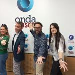 @mamadelnorte y @aitadelnorte, junto a Txema Gutiérrez e Iranzu Calvo.