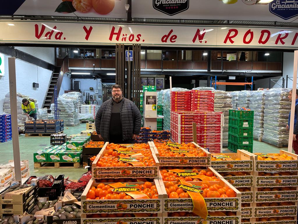 Iñigo Rodríguez, de Frutas Vifresh en MercaBilbao.