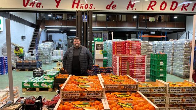 Iñigo Rodríguez, de Frutas Vifresh en MercaBilbao. Iñigo Rodríguez, de Frutas Vifresh en MercaBilbao.