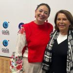 Ewa Murillo con Cristina Marin