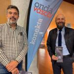 Miguel Ángel SObrino y Jordi Gené, presentando el proyecto PRISMA