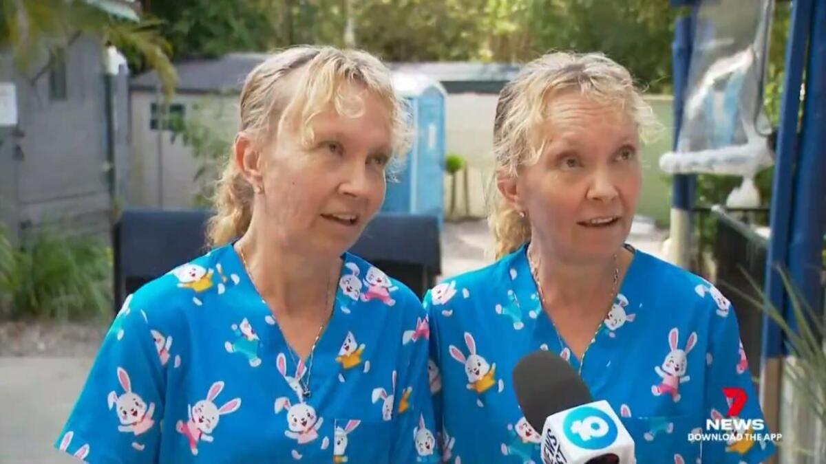 Las gemelas australianas Bridgette y Paula Powers