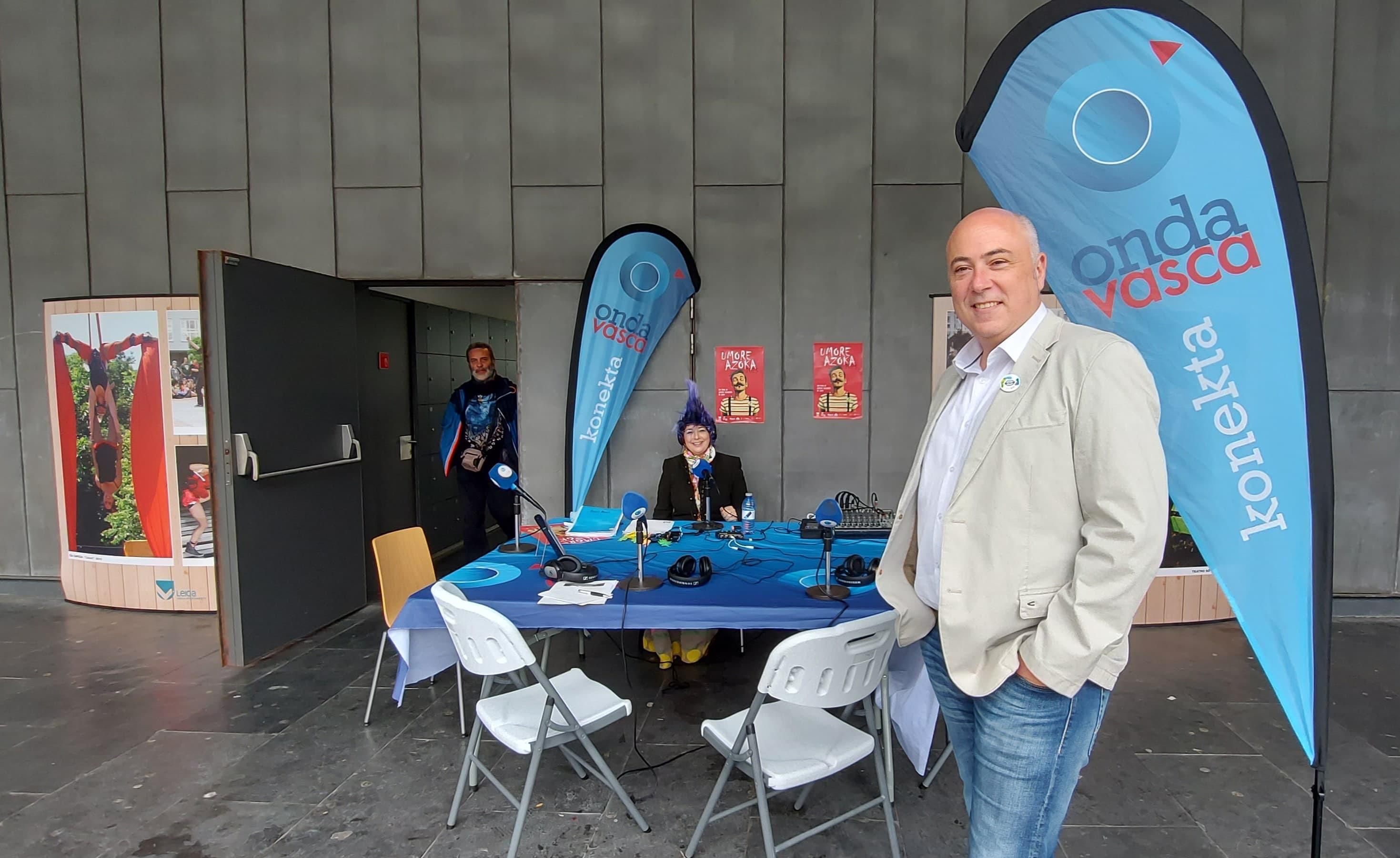 El alcalde de Leioa, Iban Rodríguez. 