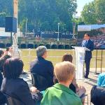 Xabier Sagredo, presidente de BBK, durante la presentación de BBK Ría.