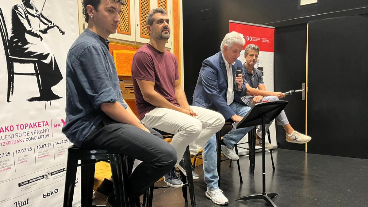 Rueda de prensa de la EGO en Musikene