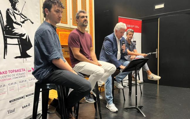 Rueda de prensa de la EGO en Musikene