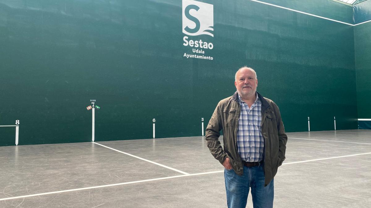 Miguel Ángel del Olmo, presidente del Club de Ajedrez de Sestao. ONDA VASCA