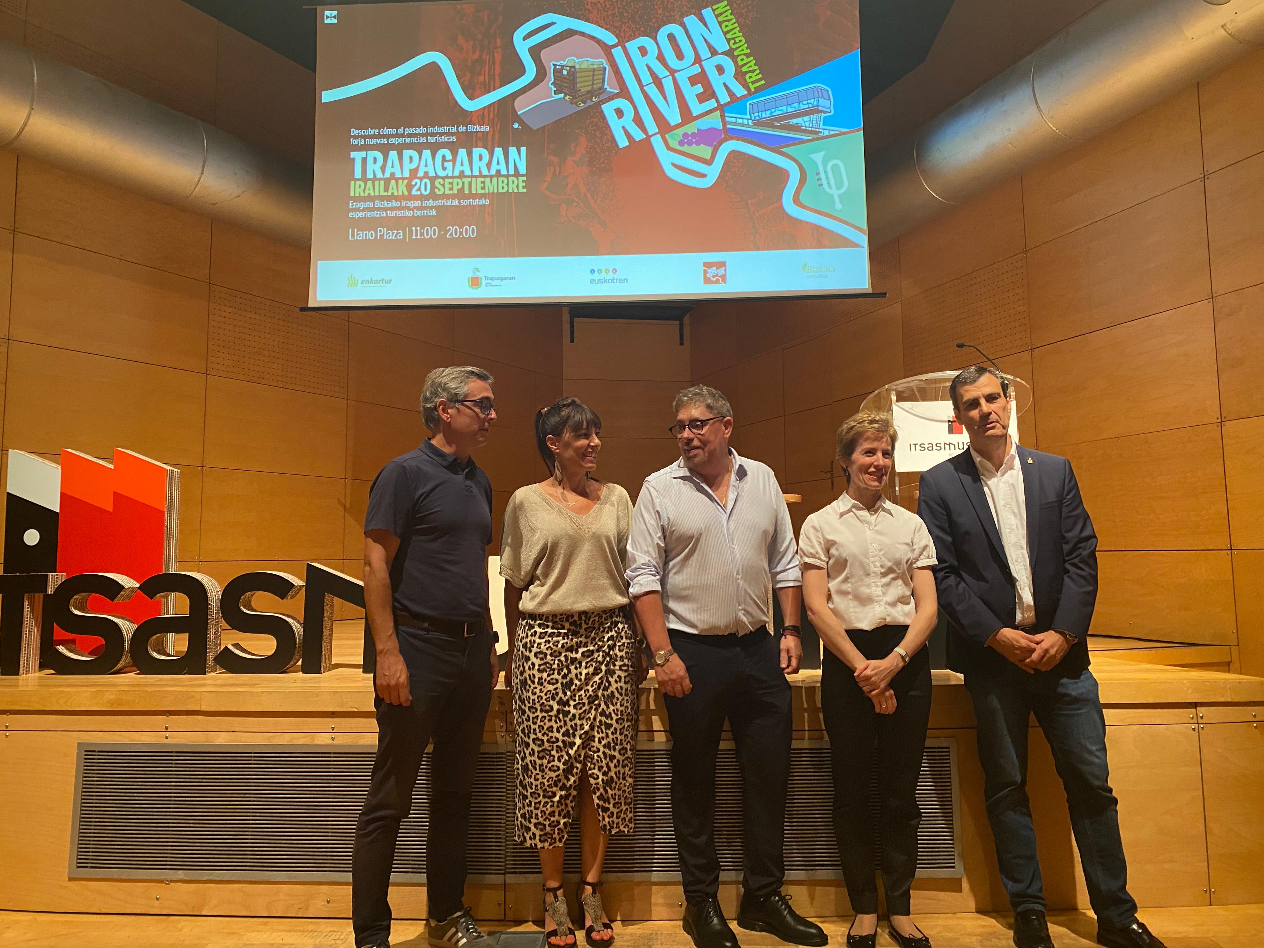 Presentación de Iron River Trapagaran. ONDA VASCA