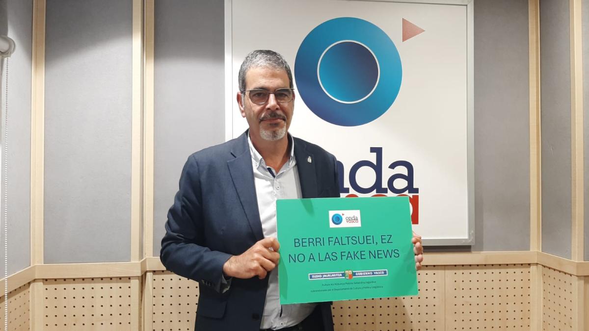 Eneko Goia, alcalde de Donostia, entrevistado en Onda Vasca. ONDA VASCA