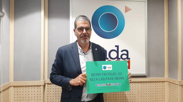 Eneko Goia, alcalde de Donostia, entrevistado en Onda Vasca. ONDA VASCA