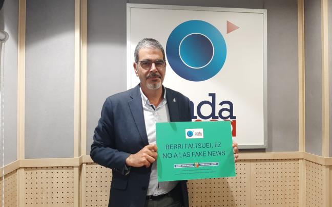 Eneko Goia, alcalde de Donostia, entrevistado en Onda Vasca. ONDA VASCA
