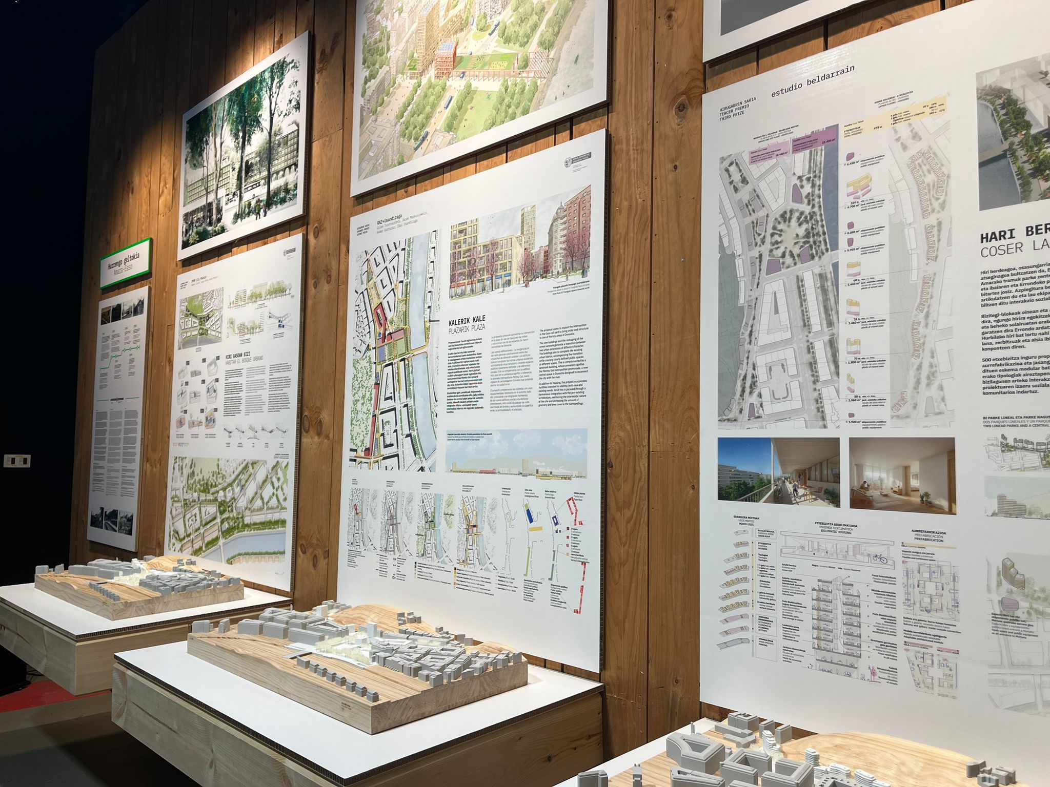 Maquetas de los proyectos finalistas