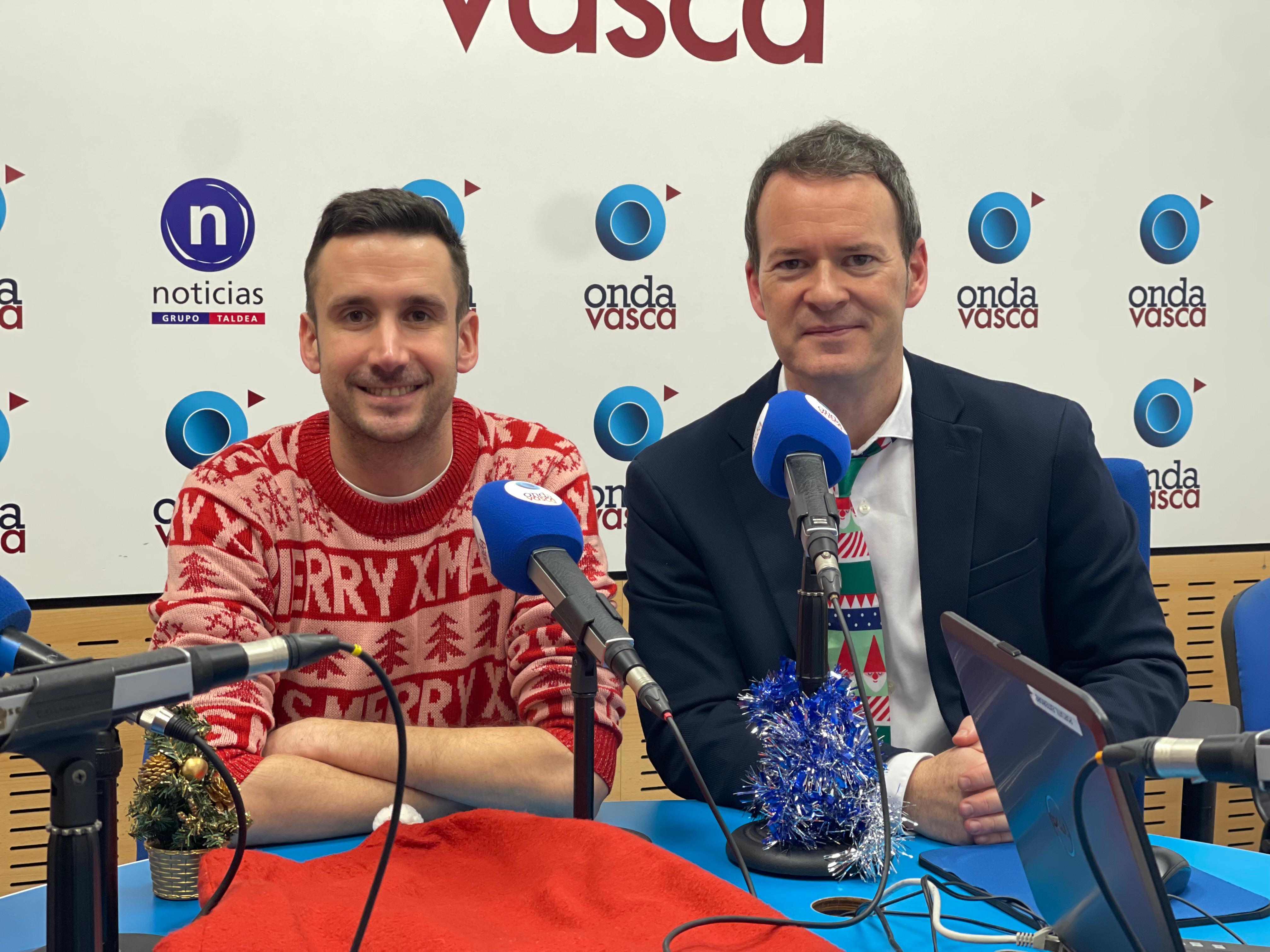 Txema Gutierrez y Oier Atxalandabaso repasan los momentos virales de las navidades