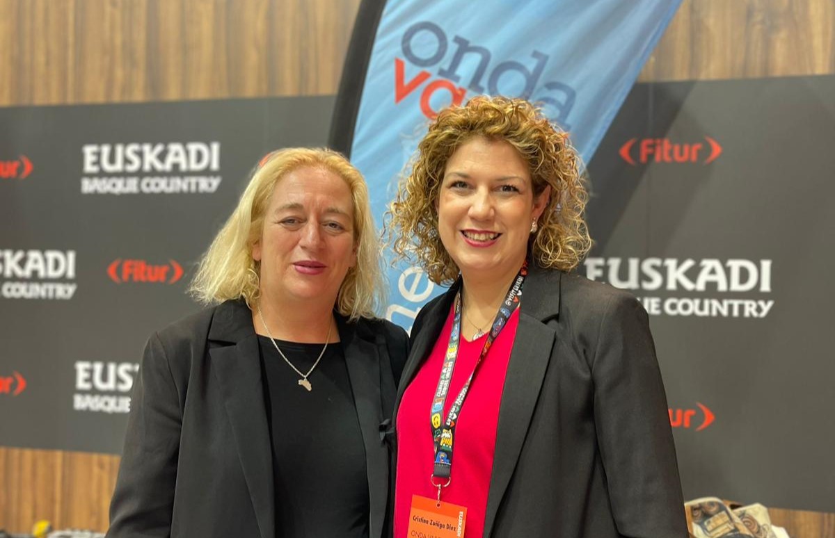 Begoña Mercadal, directora de la Fundación de Fomento del Turismo, entrevistada en Onda Vasca