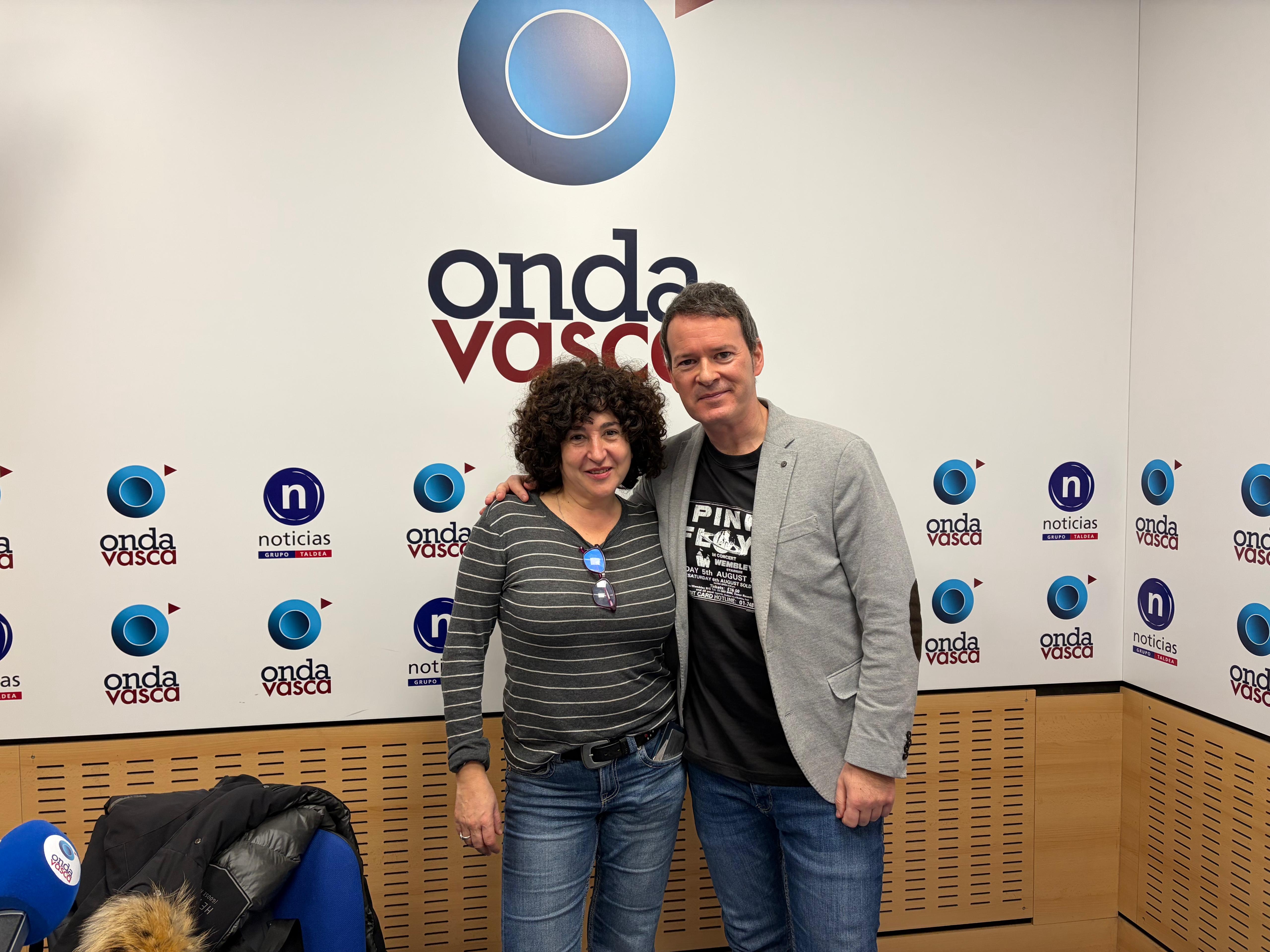 La actriz Gemma Martínez entrevistada en Las Mañanas de Onda Vasca